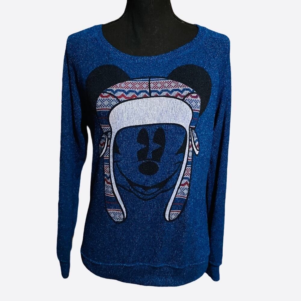 Disney Parks Mickey Mouse Holiday Winter Sweater Women's S Small